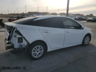 2021 Toyota Prius L Eco with VIN JTDKAMFU6M3148164, listed as a Copart auction lot 41749225 with 83,413 mi miles and Salvage Title. Bid and sale history available at carsss.com. Image 3.