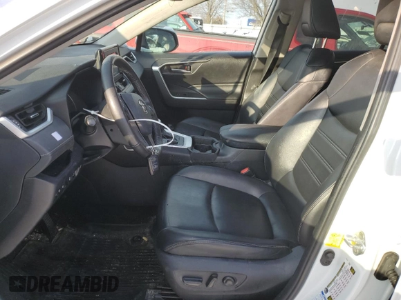 2019 Toyota RAV4 XLE Premium with VIN 2T3A1RFV6KW045015, listed as a Copart auction lot 87649145 with 48,311 mi miles and Salvage Title. Bid and sale history available at carsss.com. Image 7.