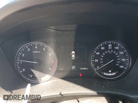 2017 Genesis G80 3.8L with VIN KMHGN4JE9HU175851, listed as a Copart auction lot 50751995 with 97,300 mi miles and Salvage title. Bid and sale history available at DreamBid. Image 9.