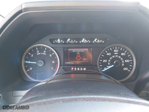 2018 Ford F-150 XL with VIN 1FTEW1E56JKE31477, listed as a IAAI auction lot 40838451 with 75,325 mi miles. Bid and sale history available at carsss.com. Image 7.