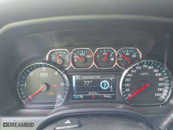 2019 Chevrolet Silverado 1500 LD LT with VIN 2GCVKPEC9K1147291, listed as a IAAI auction lot 40423640 with 87,074 mi miles. Bid and sale history available at carsss.com. Image 7.