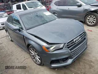 2015 Audi A3 Prestige z VIN WAUKFGFF1F1052412, wystawiony jako IAAI lot #42211305 z przebiegiem 26 287 mil mil oraz . Historia ofert i sprzedaży dostępna na DreamBid. Obrazek 1.