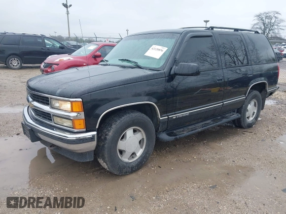 1999 Chevrolet Tahoe Z71 with VIN 1GNEK13R8XJ497892, listed as a IAAI auction lot 42120856 with 172,150 mi miles and . Bid and sale history available at DreamBid. Image 2.