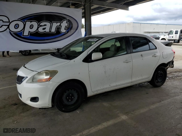 2010 Toyota Yaris with VIN JTDBT4K30A1396134, listed as a Copart auction lot 53831025 with 205,670 mi miles and Clean Title. Bid and sale history available at carsss.com. Image 1.