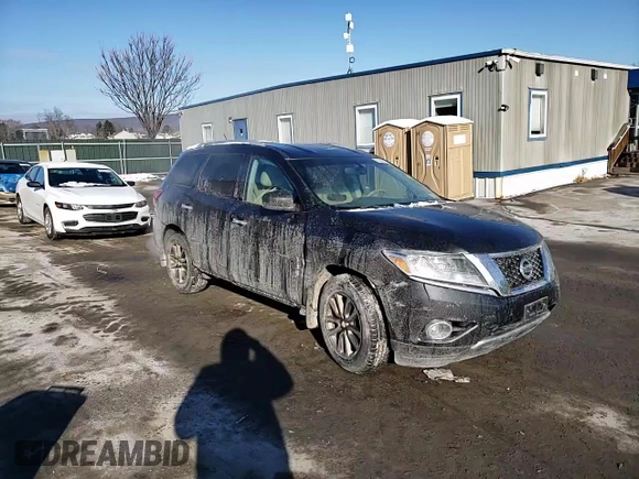 2015 Nissan Pathfinder SV with VIN 5N1AR2MM8FC714187, listed as a Copart auction lot 86588914 with 118,715 mi miles and Salvage Title. Bid and sale history available at carsss.com. Image 11.