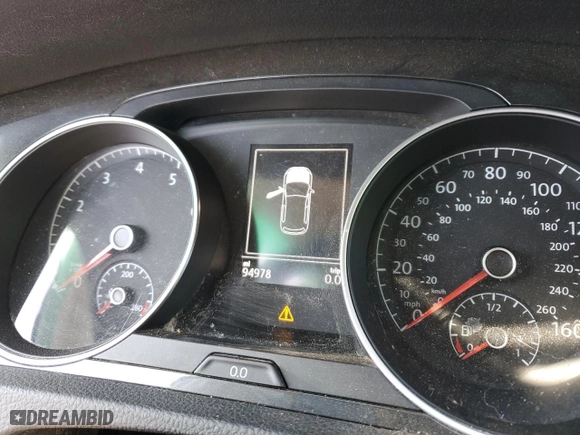 2019 Volkswagen Golf S with VIN 3VWG57AU6KM019756, listed as a Copart auction lot 52097815 with 94,978 mi miles and Salvage Title. Bid and sale history available at carsss.com. Image 9.