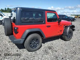2021 Jeep Wrangler Sport with VIN 1C4GJXAG7MW801107, listed as a Copart auction lot 67925804 with 32,740 mi miles and Salvage Title. Bid and sale history available at DreamBid. Image 3.
