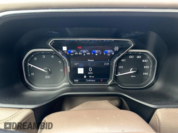 2021 GMC Yukon Denali with VIN 1GKS2DKL7MR413606, listed as a Copart auction lot 44998265 with 73,494 mi miles and Non Repairable. Bid and sale history available at carsss.com. Image 5.