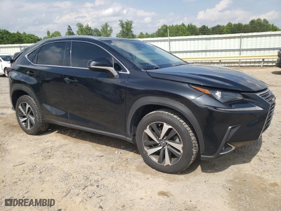 2019 Lexus NX with VIN JTJBARBZ5K2216775, listed as a Copart auction lot 53714193 with NaN miles and Salvage Title. Bid and sale history available at carsss.com. Image 4.