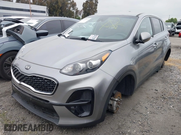 2021 Kia Sportage LX with VIN KNDPM3AC2M7931660, listed as a IAAI auction lot 41924609 with 55,512 mi miles. Bid and sale history available at carsss.com. Image 20.