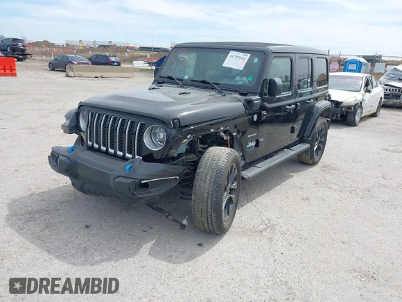 2022 Jeep Wrangler Unlimited Sahara with VIN 1C4JJXP69NW269462, listed as a IAAI auction lot 41759162 with 19,629 mi miles and . Bid and sale history available at DreamBid. Image 17.