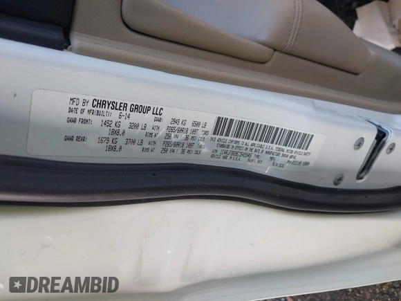 2014 Jeep Grand Cherokee Limited с VIN 1C4RJFBG9EC545945, выставлен на аукционе IAAI как лот 41988777 с пробегом Не указан миль и . История ставок и продаж доступна на DreamBid. Изображение 9.