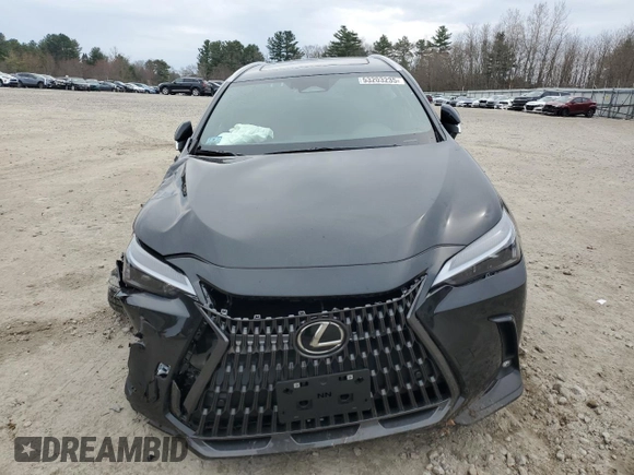 2025 Lexus NX 350 z VIN 2T2AGCEZ8SC080841, wystawiony jako Copart lot #53203235 z przebiegiem 543 mil mil oraz Szkoda całkowita • Salvage title. Historia ofert i sprzedaży dostępna na DreamBid. Obrazek 5.