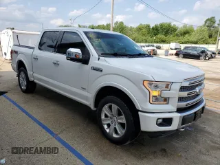 2015 Ford F-150 XLT with VIN 1FTEW1EG8FFC20685, listed as a Copart auction lot 60449545 with 117,935 mi miles and Salvage title. Bid and sale history available at DreamBid. Image 4.