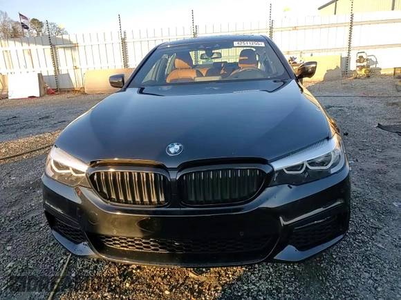 2018 BMW 5 Series 540i with VIN WBAJE5C51JG918565, listed as a Copart auction lot 48204955 with 74,474 mi miles and Salvage Title. Bid and sale history available at carsss.com. Image 15.