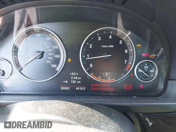 2013 BMW 5 Series 550i with VIN WBAFR9C50DDX81156, listed as a IAAI auction lot 42015608 with 99,962 mi miles and . Bid and sale history available at carsss.com. Image 7.