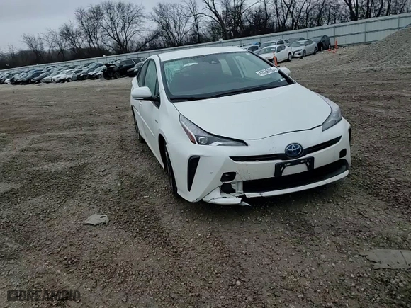 2020 Toyota Prius L Eco with VIN JTDKARFU9L3106230, listed as a Copart auction lot 43336865 with 34,116 mi miles and Non Repairable. Bid and sale history available at carsss.com. Image 13.
