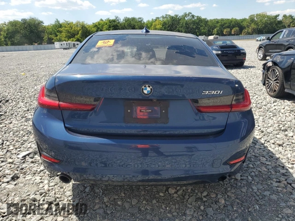2021 BMW 3 Series 330i with VIN 3MW5R1J06M8B56990, listed as a Copart auction lot 50952045 with 0 mi miles and Clean Title. Bid and sale history available at carsss.com. Image 6.