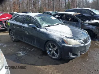2010 Lexus IS 250 with VIN JTHBF5C22A5112755, listed as a IAAI auction lot 41353230 with 262,814 mi miles. Bid and sale history available at carsss.com. Image 1.