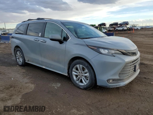2023 Toyota Sienna XSE 25th Anniversary with VIN 5TDCSKFC2PS101424, listed as a Copart auction lot 42302165 with 53,074 mi miles and Salvage title. Bid and sale history available at DreamBid. Image 4.