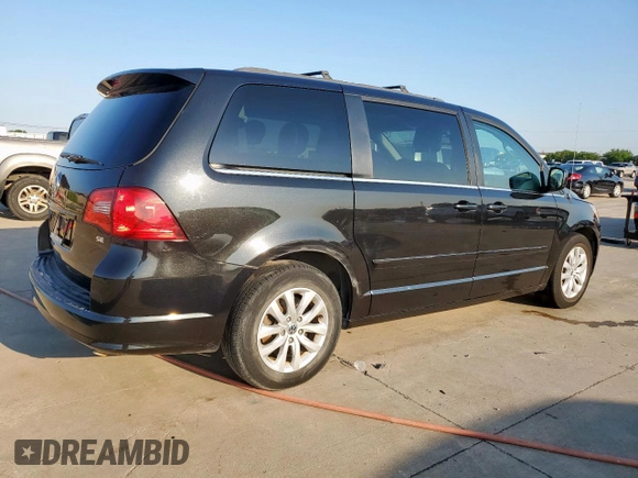 2012 Volkswagen Routan SE with VIN 2C4RVABG9CR293738, listed as a Copart auction lot 56408455 with 123,546 mi miles and Clean title. Bid and sale history available at DreamBid. Image 3.