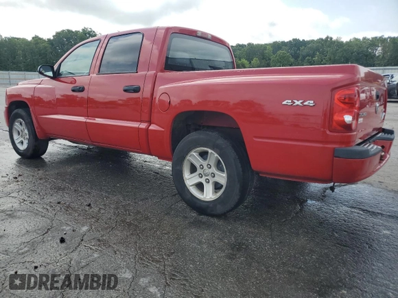 2010 Dodge Dakota Bighorn/Lonestar z VIN 1D7CW3GK9AS228269, wystawiony jako Copart lot #54786095 z przebiegiem 175 749 mil mil oraz Szkoda całkowita • Salvage title. Historia ofert i sprzedaży dostępna na DreamBid. Obrazek 2.