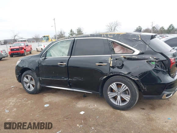 2020 Acura MDX with VIN 5J8YD3H39LL017701, listed as a IAAI auction lot 41486888 with 21,687 mi miles. Bid and sale history available at carsss.com. Image 14.