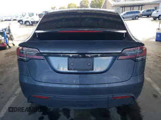2023 Tesla Model X with VIN 7SAXCDE55PF410146, listed as a Copart auction lot 48818085 with 26,494 mi miles and Salvage Title. Bid and sale history available at DreamBid. Image 6.