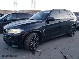 2015 BMW X5 M with VIN 5YMKT6C50F0C89135, listed as a Copart auction lot 84718754 with 105,963 mi miles and Salvage Title. Bid and sale history available at carsss.com. Image 1.