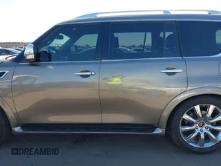 2012 Infiniti QX56 7-passenger with VIN JN8AZ2NFXC9515305, listed as a IAAI auction lot 42031957 with 185,173 mi miles. Bid and sale history available at carsss.com. Image 14.