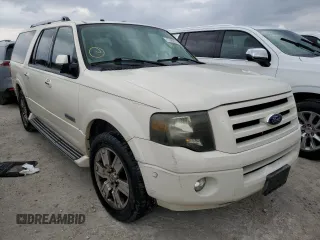 2008 Ford Expedition EL Limited with VIN 1FMFK19538LA14439, listed as a Copart auction lot 77560014 with 207,404 mi miles and Non Repairable. Bid and sale history available at carsss.com. Image 4.
