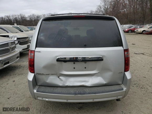 2008 Dodge Grand Caravan SXT with VIN 2D8HN54X68R746254, listed as a Copart auction lot 48109005 with 234,052 mi miles and Salvage Title. Bid and sale history available at carsss.com. Image 6.