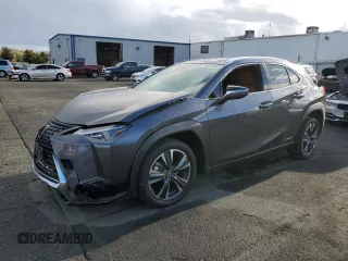 2022 Lexus UX with VIN JTHX9JBH2N2054570, listed as a Copart auction lot 81029604 with 28,698 mi miles and Salvage Title. Bid and sale history available at carsss.com. Image 1.