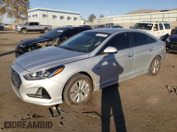 2018 Hyundai Sonata Hybrid SE with VIN KMHE24L39JA086803, listed as a Copart auction lot 80312534 with 0 mi miles and Clean Title. Bid and sale history available at carsss.com. Image 1.