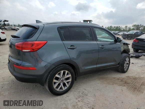 2015 Kia Sportage LX with VIN KNDPB3AC6F7763658, listed as a Copart auction lot 51420905 with 160,245 mi miles and Salvage Title. Bid and sale history available at DreamBid. Image 3.