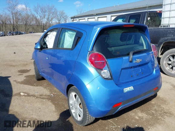 2015 Chevrolet Spark LT with VIN KL8CD6S9XFC766267, listed as a IAAI auction lot 41863446 with 71,397 mi miles. Bid and sale history available at carsss.com. Image 3.