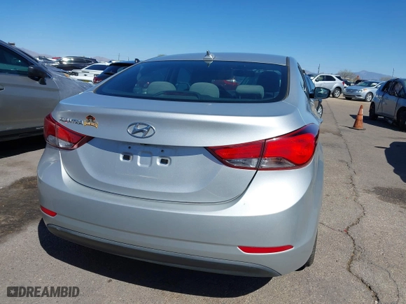 2016 Hyundai Elantra SE with VIN 5NPDH4AE7GH654504, listed as a IAAI auction lot 41824001 with 99,468 mi miles. Bid and sale history available at carsss.com. Image 16.
