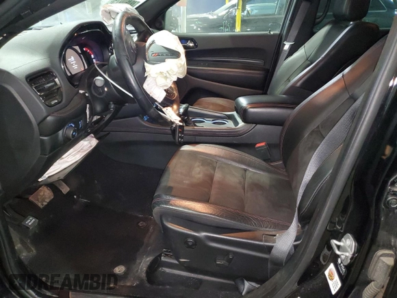 2021 Dodge Durango R/T with VIN 1C4SDJCTXMC662603, listed as a Copart auction lot 48469975 with 65,195 mi miles and Salvage Title. Bid and sale history available at DreamBid. Image 7.