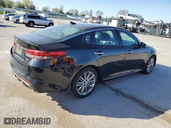 2017 Kia Optima SX Limited with VIN 5XXGV4L27HG133353, listed as a Copart auction lot 52739975 with 128,091 mi miles and Salvage title. Bid and sale history available at DreamBid. Image 3.