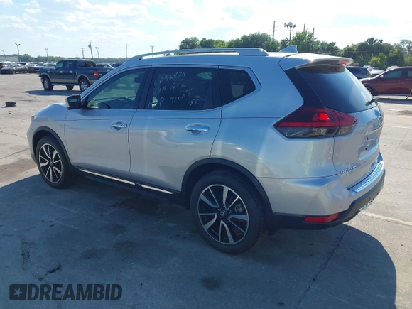 2019 Nissan Rogue SV with VIN 5N1AT2MT9KC712922, listed as a IAAI auction lot 41881530 with 21,489 mi miles and . Bid and sale history available at DreamBid. Image 3.