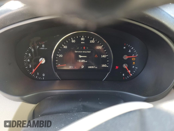 2016 Kia Sorento EX with VIN 5XYPH4A17GG030963, listed as a Copart auction lot 45870525 with 168,357 mi miles and Salvage title. Bid and sale history available at DreamBid. Image 9.