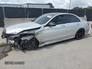 2017 Mercedes-Benz C 43 AMG with VIN 55SWF6EBXHU183022, listed as a Copart auction lot 63044555 with 115,191 mi miles and Clean title. Bid and sale history available at DreamBid. Image 1.