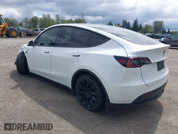 2022 Tesla Model Y Long Range z VIN 7SAYGDEE9NF494901, wystawiony jako IAAI lot #42310520 z przebiegiem 62 515 mil mil oraz . Historia ofert i sprzedaży dostępna na DreamBid. Obrazek 3.