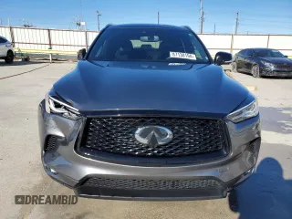 2022 Infiniti QX50 LUXE with VIN 3PCAJ5BA4NF107923, listed as a Copart auction lot 87130194 with 37,237 mi miles and Salvage Title. Bid and sale history available at carsss.com. Image 5.