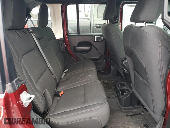 2022 Jeep Wrangler Unlimited High Tide with VIN 1C4HJXDG5NW145748, listed as a Copart auction lot 83384704 with 30,161 mi miles and Salvage Title. Bid and sale history available at DreamBid. Image 11.