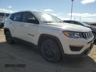 2018 Jeep Compass Sport with VIN 3C4NJCAB9JT411244, listed as a Copart auction lot 53242645 with 29,870 mi miles and Clean Title. Bid and sale history available at carsss.com. Image 4.