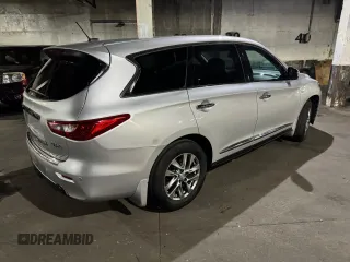 2014 Infiniti QX60 with VIN 5N1AL0MM0EC535839, listed as a Copart auction lot 51951585 with 121,619 mi miles and Salvage title. Bid and sale history available at DreamBid. Image 4.