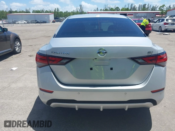 2021 Nissan Sentra SV with VIN 3N1AB8CV9MY261758, listed as a IAAI auction lot 39798014 with 43,035 mi miles and . Bid and sale history available at DreamBid. Image 17.