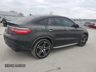 2019 Mercedes-Benz GLE 43 AMG with VIN 4JGED6EB7KA145777, listed as a Copart auction lot 47424505 with 73,487 mi miles and Salvage title. Bid and sale history available at DreamBid. Image 3.