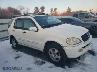 2005 Mercedes-Benz M-Class 3.7L with VIN 4JGAB57E65A524585, listed as a Copart auction lot 89055505 with 158,030 mi miles and Salvage Title. Bid and sale history available at carsss.com. Image 4.